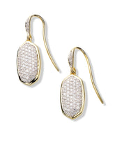 0.78 ct Lee Earrings in Pave Diamond and 14k Yellow Gold