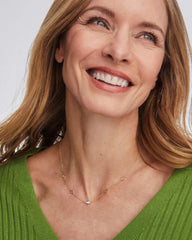 Abbie 14k Yellow Gold Pave Strand Necklace