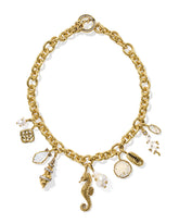 Alexa Gold Statement Charm Necklace