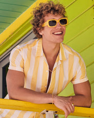 Beck Round Box Chain Necklace in 18k Gold Vermeil