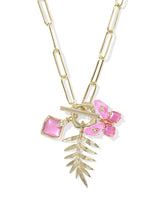 Bianca Butterfly Gold Charm Necklace