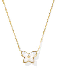 Brinley 18k Gold Vermeil Butterfly Stone Necklace