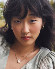 Bunny Gold Short Pendant Necklace