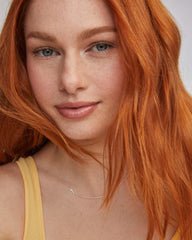 Cross Sterling Silver Inline Pave Necklace in White Topaz