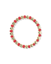 Daphne Enamel Gold Stretch Bracelet