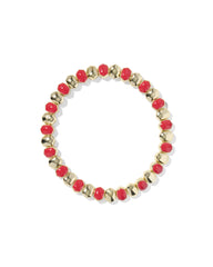 Daphne Enamel Gold Stretch Bracelet