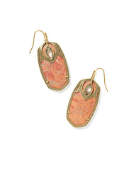 Darby Vintage Gold Drop Earrings