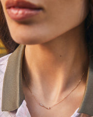 Diamond Accent Golf Club 14k Yellow Gold Necklace