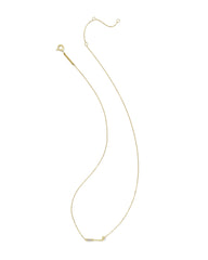 Diamond Accent Golf Club 14k Yellow Gold Necklace