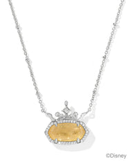 Disney | Kendra Scott Elisa Princess Silver Short Pendant Necklace