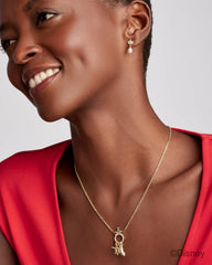 Disney | Kendra Scott Princess Gold Charm Pendant Necklace