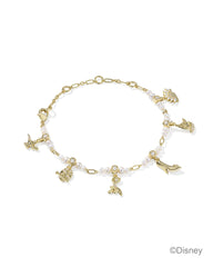 Disney | Kendra Scott Princess Gold Charm Bracelet