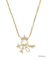 Disney | Kendra Scott Princess Gold Charm Pendant Necklace