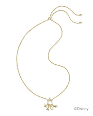 Disney | Kendra Scott Princess Gold Charm Pendant Necklace