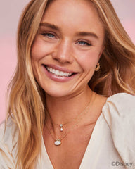 Disney | Kendra Scott Princess Crown Gold Short Pendant Necklace