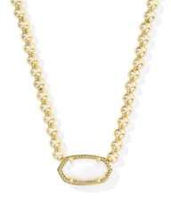 Elisa Gold Beaded Necklace