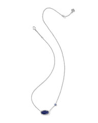 Elisa Silver Pave Star Short Pendant Necklace