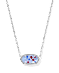 Elisa Silver Short Pendant Necklace