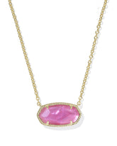 Elisa Gold Statement Short Pendant Necklace