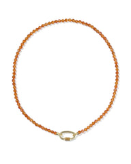 Emery Gold Beaded Strand Necklace