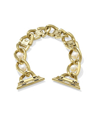 Giselle Gold Tone Stainless Steel Watch Band