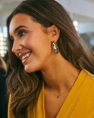 Holland Silver Hoop Earrings