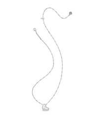 Ice Skate Silver Short Pendant Necklace