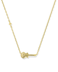 Inline Guitar Pendant Necklace in 18k Gold Vermeil