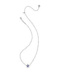 Jae Star Silver Pave Short Pendant Necklace