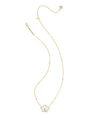 Joelle Orchid Gold Short Pendant Necklace