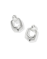 Kaitlin Silver Open Frame Earrings