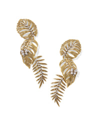 Kayla Vintage Gold Convertible Statement Earrings