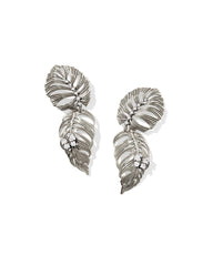 Kayla Vintage Silver Convertible Statement Earrings