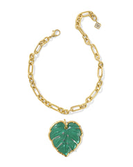 Kayla Vintage Gold Statement Necklace