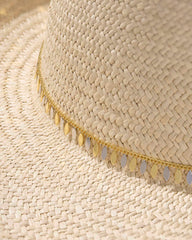 Kayla Mixed Metal Strand Hat Band