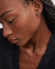 Keeley 10mm Huggie Earrings in Sterling Silver