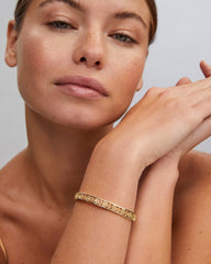 Kelly Bangle Bracelet in Gold