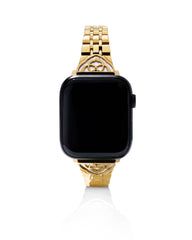 Kiera Gold Tone Stainless Steel 5 Link Watch Band