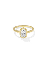 1 ct Lab Grown White Diamond Custom Elisa Statement Ring in 14k Yellow Gold