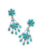 Wrangler® x Yellow Rose by Kendra Scott Laurel Vintage Silver Statement Earrings