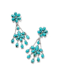 Wrangler® x Yellow Rose by Kendra Scott Laurel Vintage Silver Statement Earrings