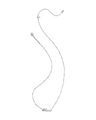 Lil Sis Silver Short Pendant Necklace