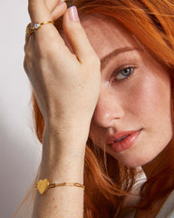 Mackenzie 18k Gold Vermeil Heart Bracelet