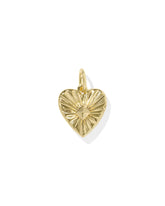 Maia Heart Accent Charm in 18k Gold Vermeil