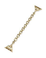 McClain Gold Polished Stainless Steel Watch Band