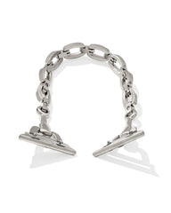 McClain Silver Polished Stainless Steel Watch Band