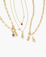 Metal Number 3 Charm in 18k Gold Vermeil