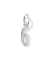 Metal Letter G Sterling Silver Charm