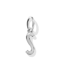 Metal Letter S Sterling Silver Charm