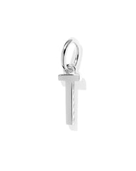Metal Letter T Sterling Silver Charm